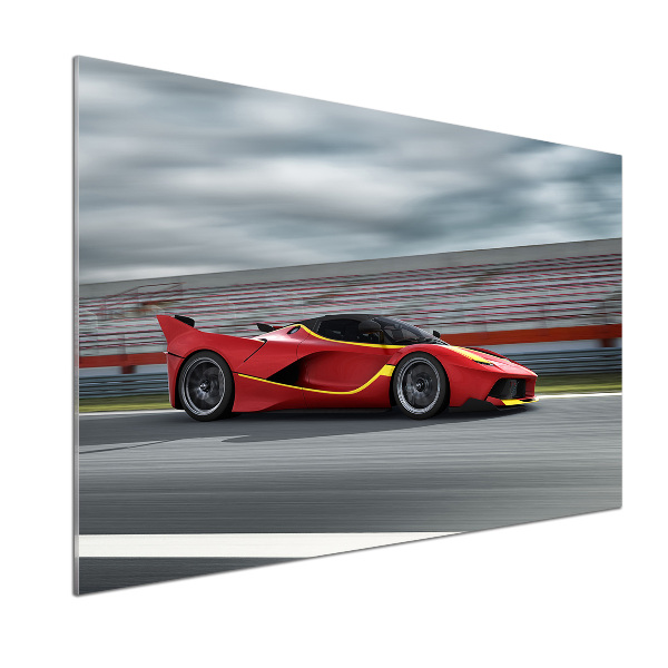 Glasrückwand für die küche Sportwagen