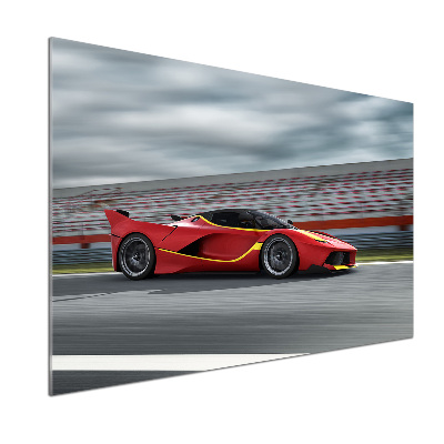 Glasrückwand für die küche Sportwagen