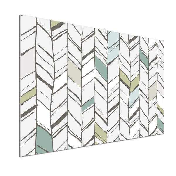 Platte für Küchenrückwand Fischgrätmuster