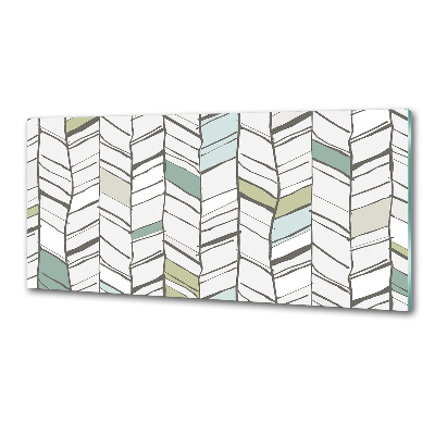 Platte für Küchenrückwand Fischgrätmuster