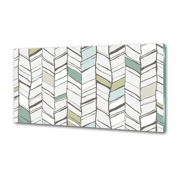 Platte für Küchenrückwand Fischgrätmuster