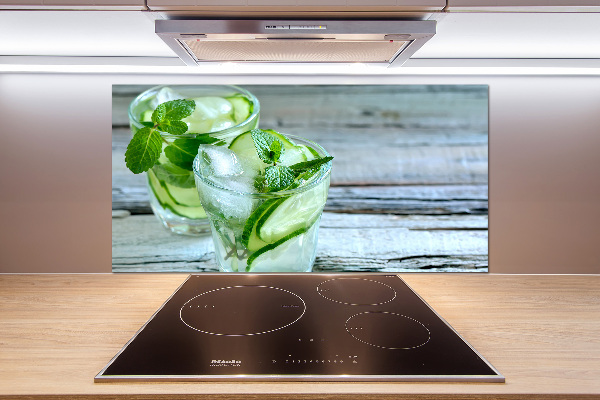 Küchen wandpaneel Gurkenwasser