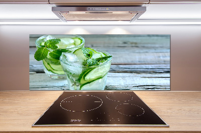 Küchen wandpaneel Gurkenwasser