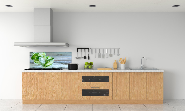 Küchen wandpaneel Gurkenwasser