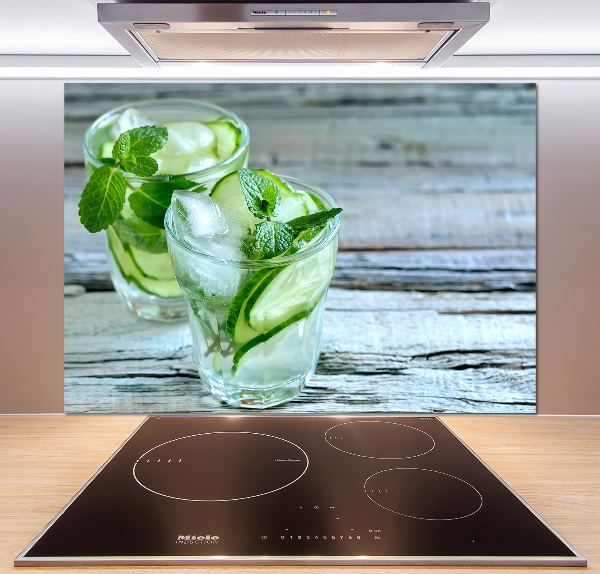 Küchen wandpaneel Gurkenwasser