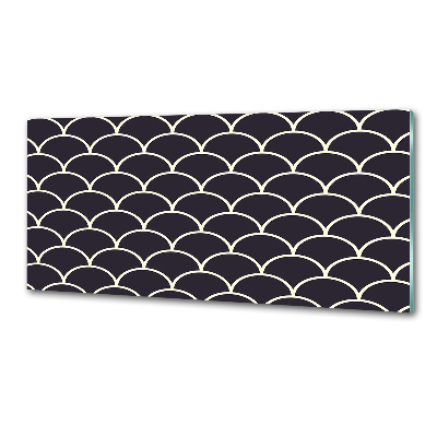 Küchen wandpaneel Fischschuppen