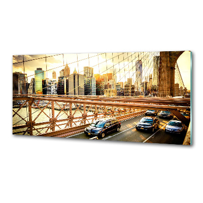 Glasrückwand für die küche Brooklyn Bridge