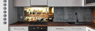 Glasrückwand für die küche Brooklyn Bridge