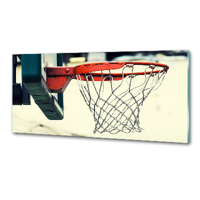 Glasrückwand für die küche Basketball