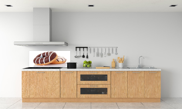Platte für Küchenrückwand Schokoladen-Donuts
