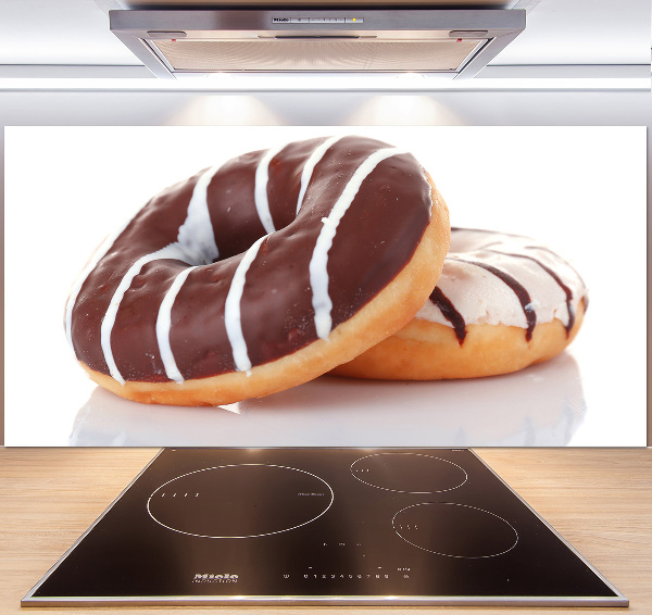 Platte für Küchenrückwand Schokoladen-Donuts
