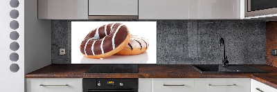 Platte für Küchenrückwand Schokoladen-Donuts