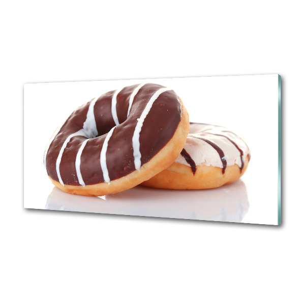 Platte für Küchenrückwand Schokoladen-Donuts