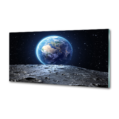 Glasrückwand für die küche Planet Erde