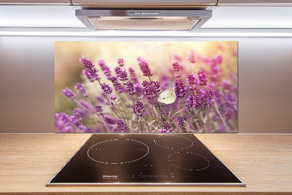 Küchen wandpaneel Lavendel