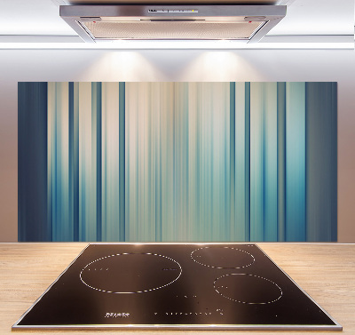 Platte für Küchenrückwand Blaue Streifen