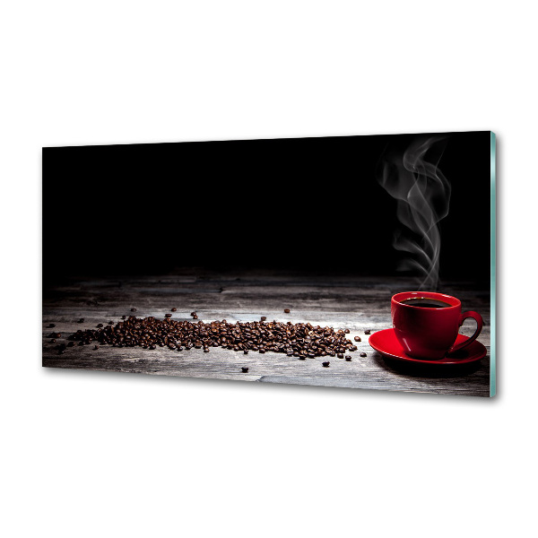 Glasrückwand für die küche Aromatischer Kaffee