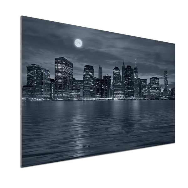 Platte für Küchenrückwand New York bei Nacht