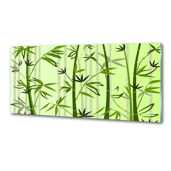 Küchen wandpaneel Bambus