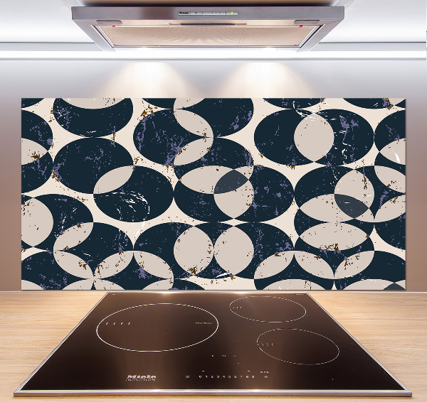 Glasrückwand für die küche Geometrischer Hintergrund