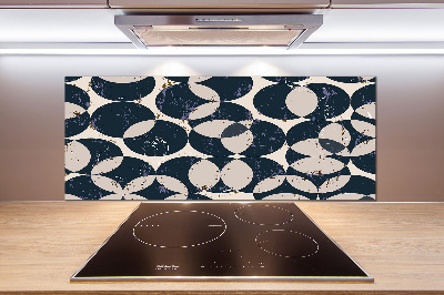 Glasrückwand für die küche Geometrischer Hintergrund