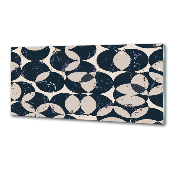 Glasrückwand für die küche Geometrischer Hintergrund