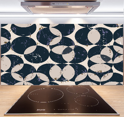 Glasrückwand für die küche Geometrischer Hintergrund