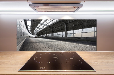 Küchen wandpaneel Straße im Tunnel