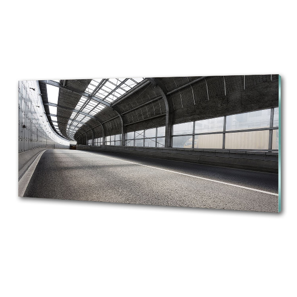 Küchen wandpaneel Straße im Tunnel
