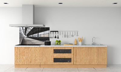 Küchen wandpaneel Straße im Tunnel