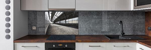 Küchen wandpaneel Straße im Tunnel