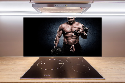 Glasrückwand für die küche Muskelaufbau