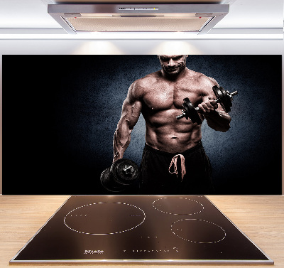 Glasrückwand für die küche Muskelaufbau