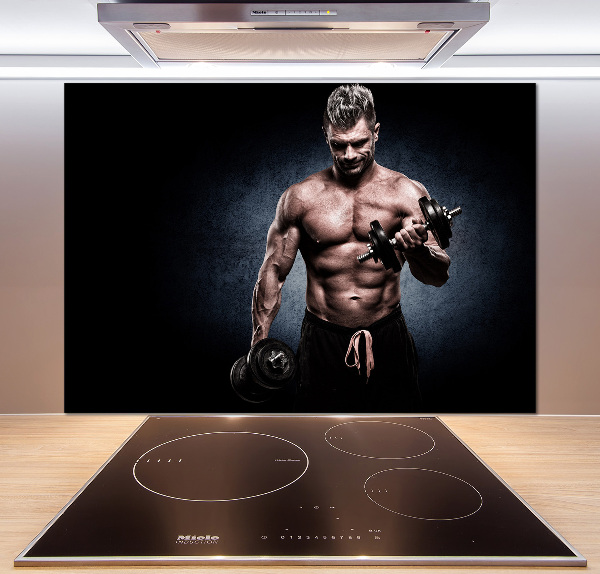 Glasrückwand für die küche Muskelaufbau