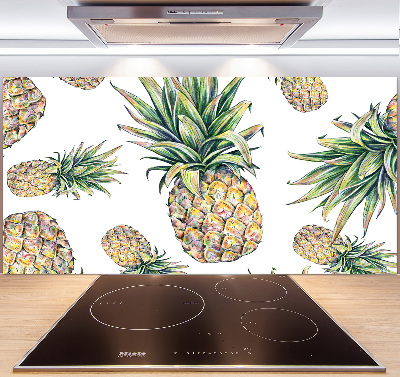 Glasrückwand für die küche Ananas