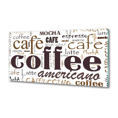 Platte für Küchenrückwand Kaffee