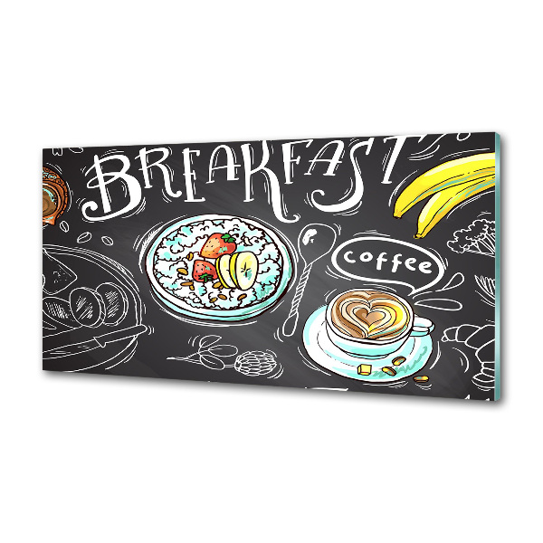 Küchen wandpaneel Frühstück