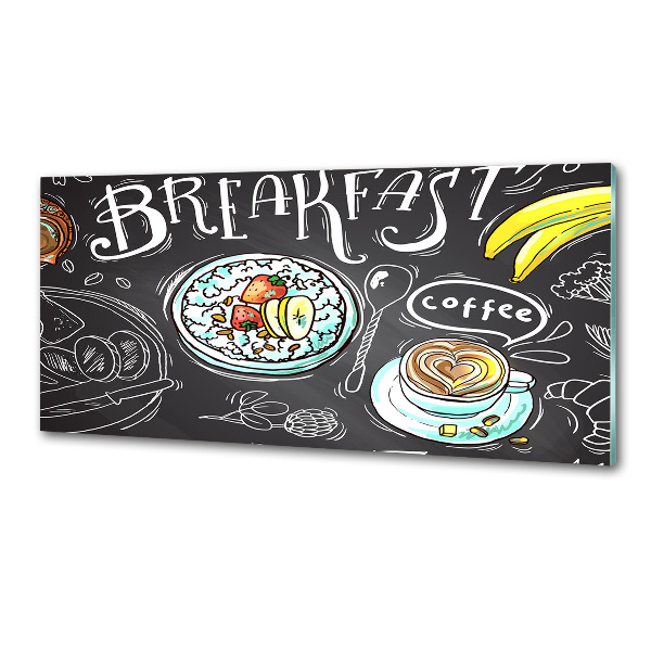 Küchen wandpaneel Frühstück