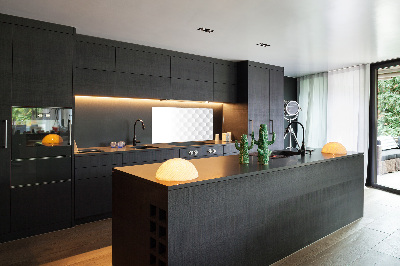 Glasrückwand für die küche Sechsecke Hintergrund