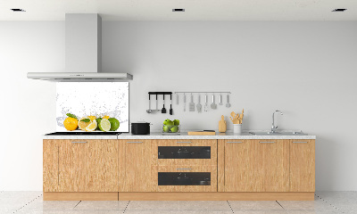 Platte für Küchenrückwand Zitrusfrüchte und Wasser