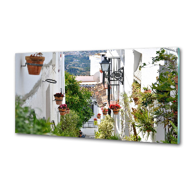 Glasrückwand für die küche Eine charmante Straße