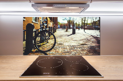 Küchen wandpaneel Radfahren in Amsterdam