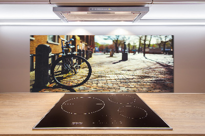 Küchen wandpaneel Radfahren in Amsterdam