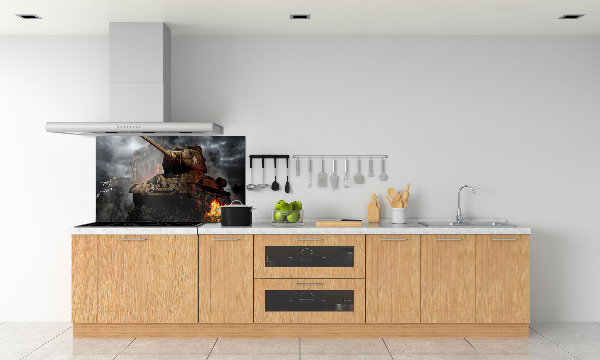 Glasrückwand für die küche Tank