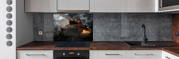 Glasrückwand für die küche Tank