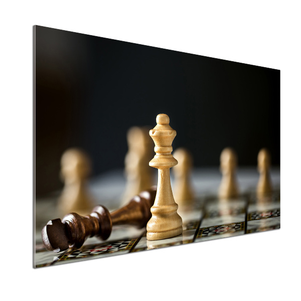 Platte für Küchenrückwand Schach