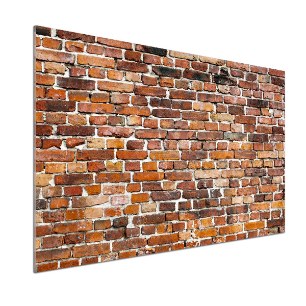 Platte für Küchenrückwand Ziegelmauer