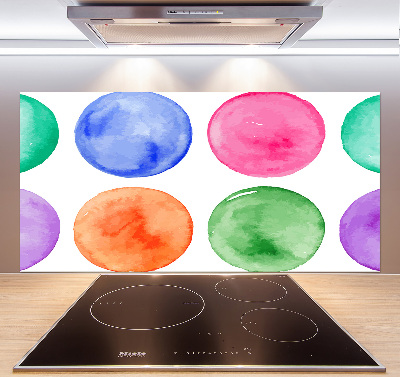 Küchen wandpaneel Farbige Kreise