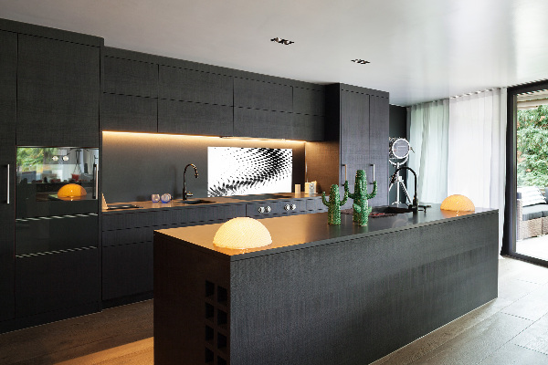 Glasrückwand für die küche Geometrischer Hintergrund