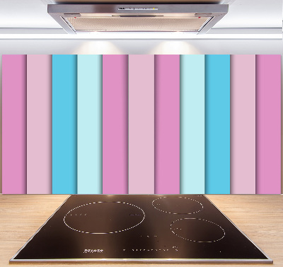 Küchen wandpaneel Bunte Streifen
